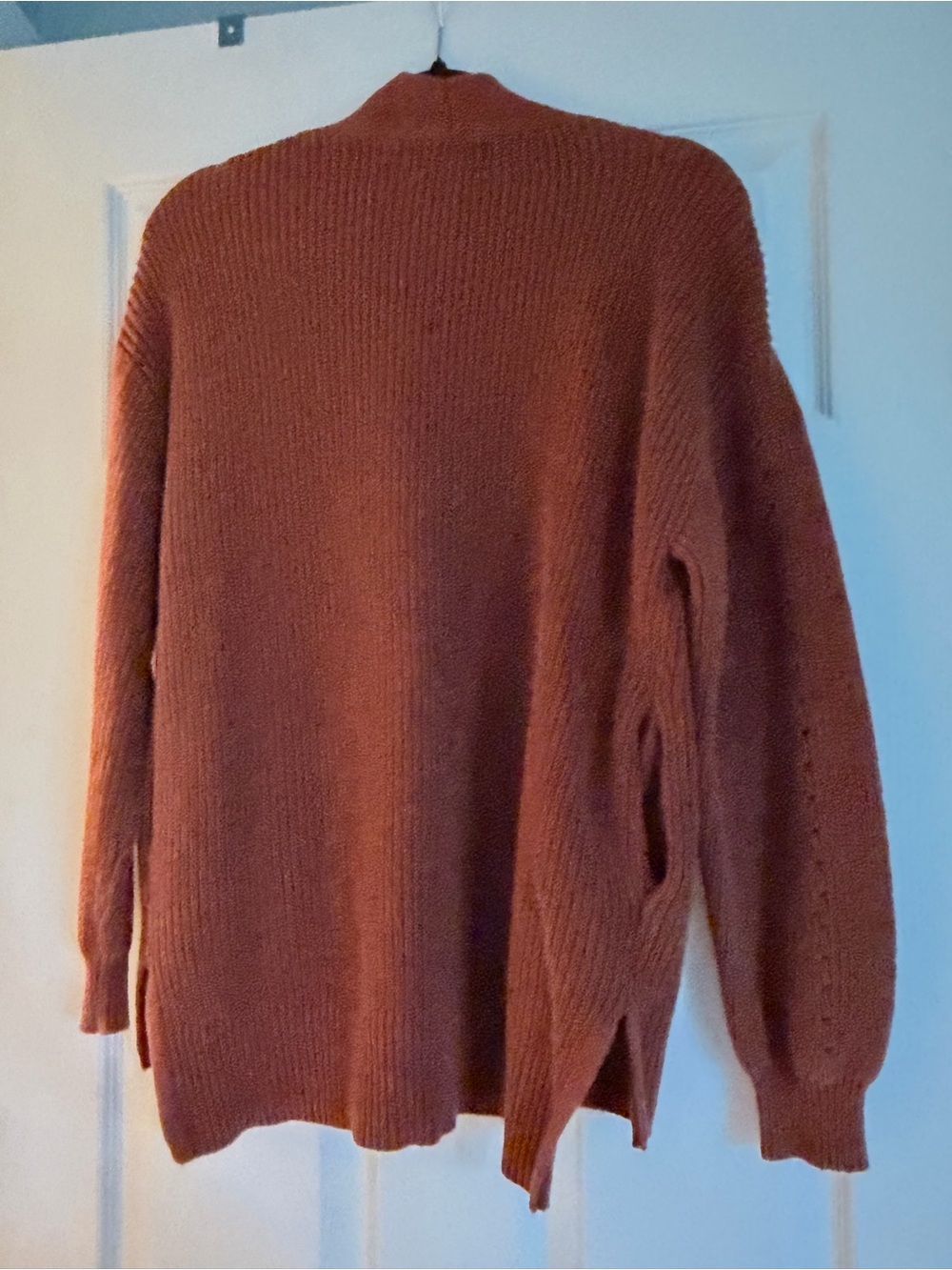 Universal Thread Rust Open-Front Cardigan Sweater - Picture 2 of 2